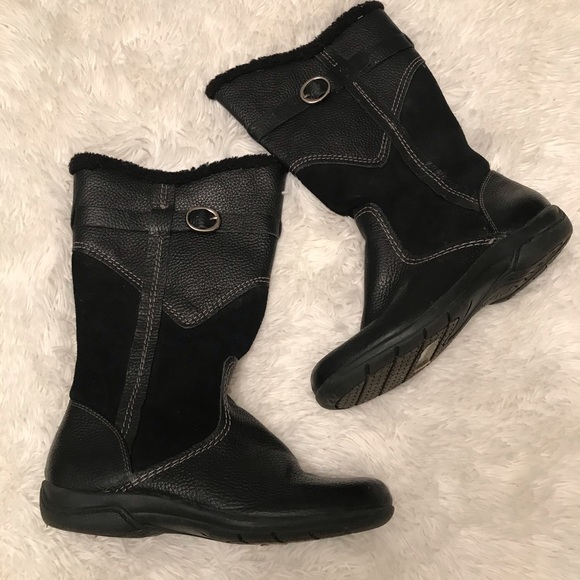 clarks childrens winter boots